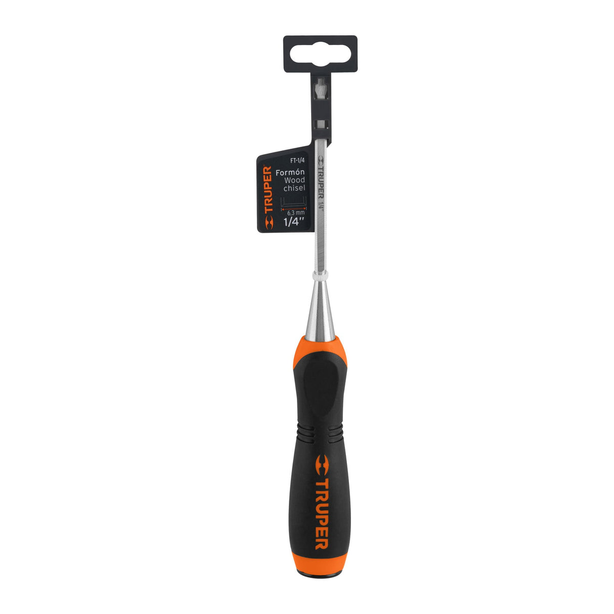 Formón 1/4' Mango Comfort Grip, Truper