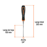 Formón 1/4' Mango Comfort Grip, Truper