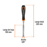 Formón 5/8' Mango Comfort Grip, Truper