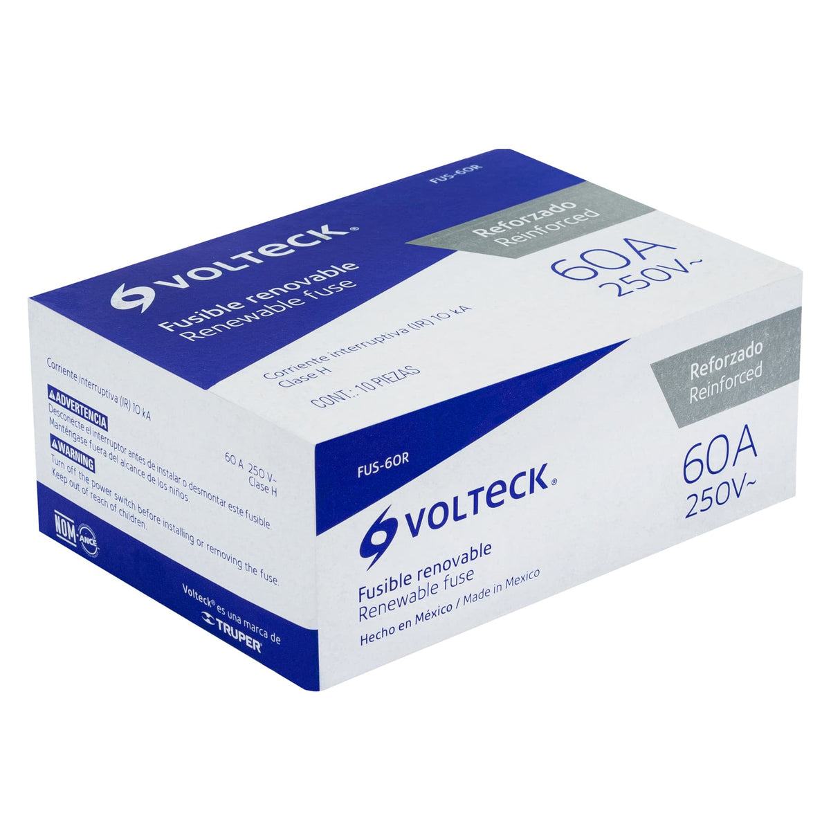 Fusible 60 a, Reforzado, Volteck