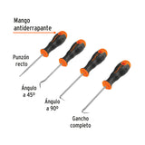 Juego de 4 Puntas y Ganchos Multiusos, Truper