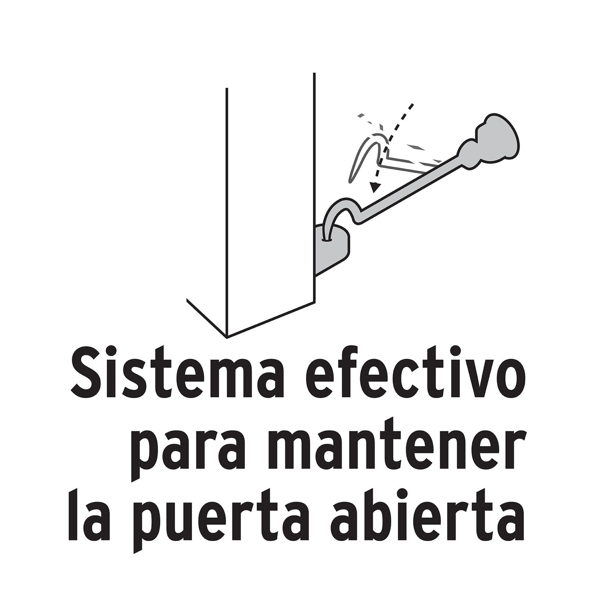 Gancho Latonado para Puerta, Hermex