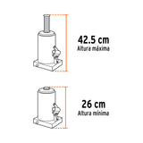 Gato Hidráulico de Botella de 32 Ton, Truper