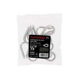 Bolsa con 10 Guardacabos para Cable de Acero de 1/4', Fiero