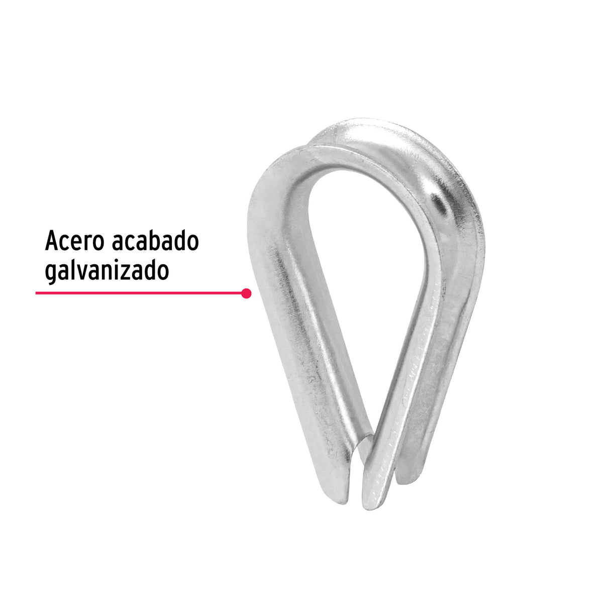 Bolsa con 5 Guardacabos para Cable de Acero de 5/16', Fiero