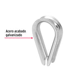 Bolsa con 5 Guardacabos para Cable de Acero de 5/16', Fiero