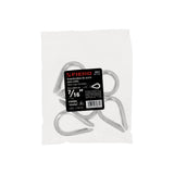 Bolsa con 5 Guardacabos para Cable de Acero de 7/16', Fiero