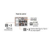 Generador Silencioso Inverter 2.2 kW, 80 Cc, Encendido Manual