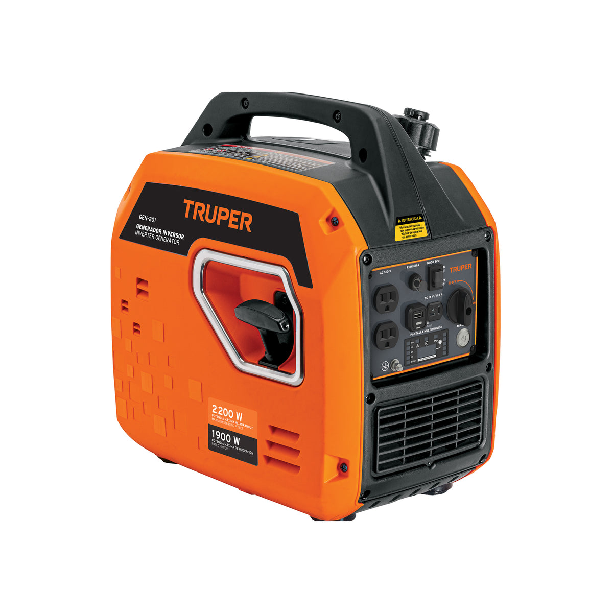 Generador Silencioso Inverter 2.2 kW, 80 Cc, Enc. Electrónico