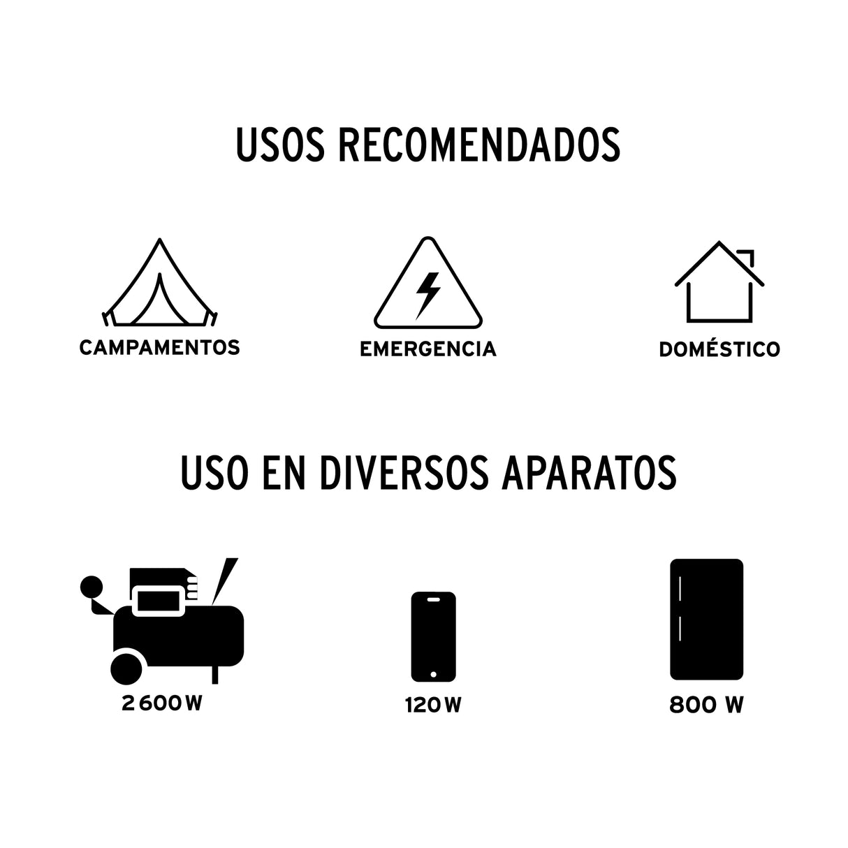 Generador Portátil 4.5 kW Motor a Gasolina, Truper