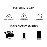 Generador Portátil 4.5 kW Motor a Gasolina, Truper