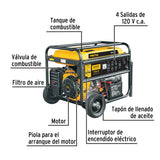 Generador Portátil 7 kW Motor a Gasolina, Pretul