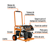 Generador Portátil 8 kW Motor a Gasolina, Truper