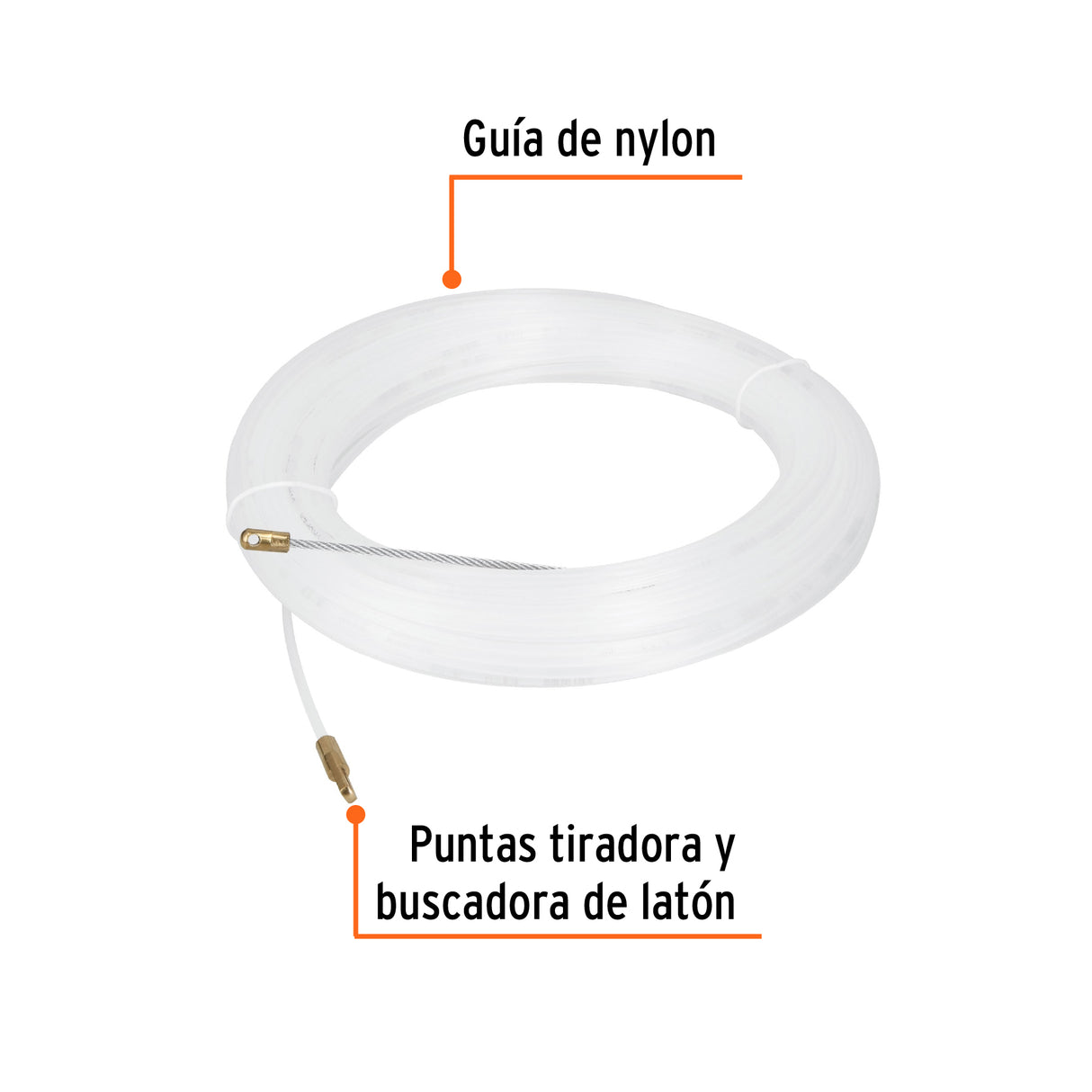 Guía de Nylon de 30 m para Cable, Truper
