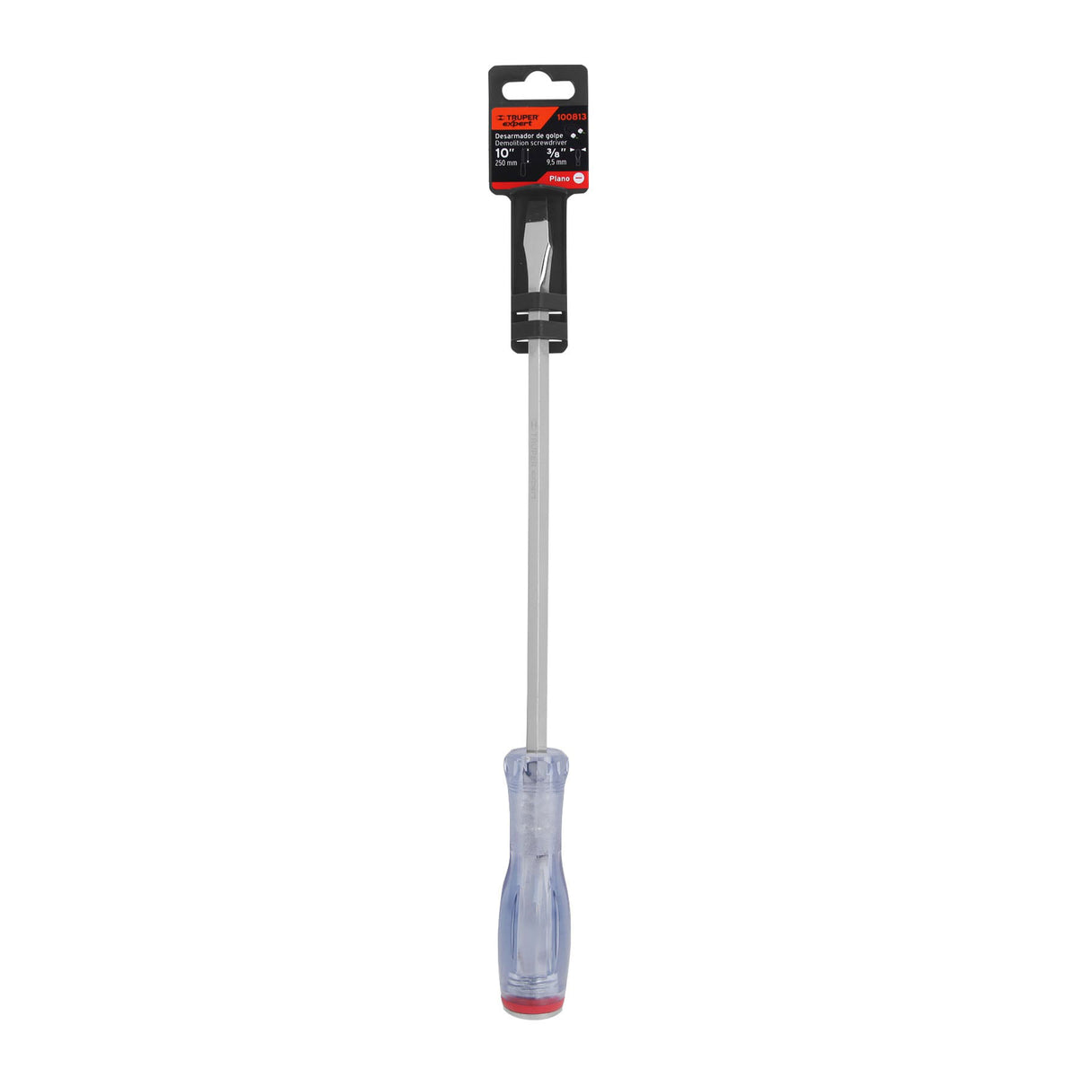 Desarmador Plano de Golpe 3/8' X 10', Truper Expert