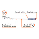Desarmador Plano de Golpe 3/8' X 10', Truper Expert