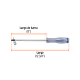 Desarmador de Cruz de Golpe 3/8' X 10', Truper Expert