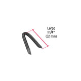 Caja con 10 kg de Grapas 1-1/4' Negras para Alambre de Púas