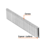 Caja con 5000 Grapas Corona 1/4' Calibre 18, 28 mm para ENNE-120