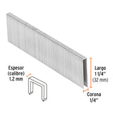 Caja con 5000 Grapas Corona 1/4' Calibre 18, 32 mm para ENNE-120