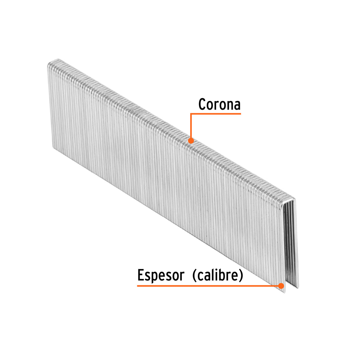 Caja con 5000 Grapas Corona 1/4' Calibre 18, 32 mm para ENNE-120