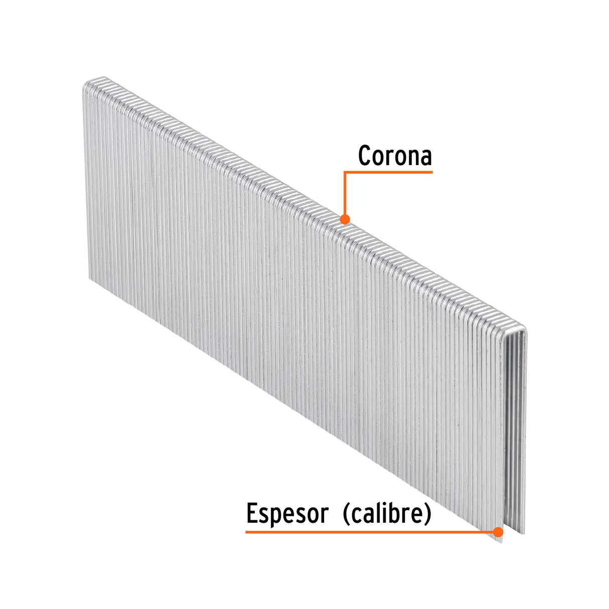 Caja con 5000 Grapas Corona 1/4' Calibre 18, 40 mm para ENNE-120