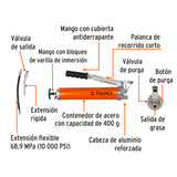 Inyectora de Grasa 14 Oz, 10000 PSI con Grip Antiderrapante