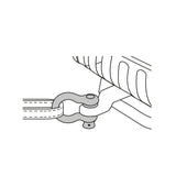 Grillete de Acero Forjado 1/2', Fiero