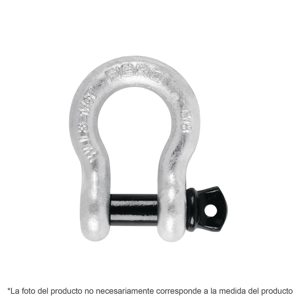 Grillete de Acero Forjado 3/8', Fiero