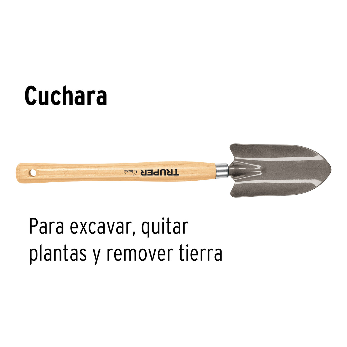 Cuchara para Jardín, Mango de 12-1/4', Truper