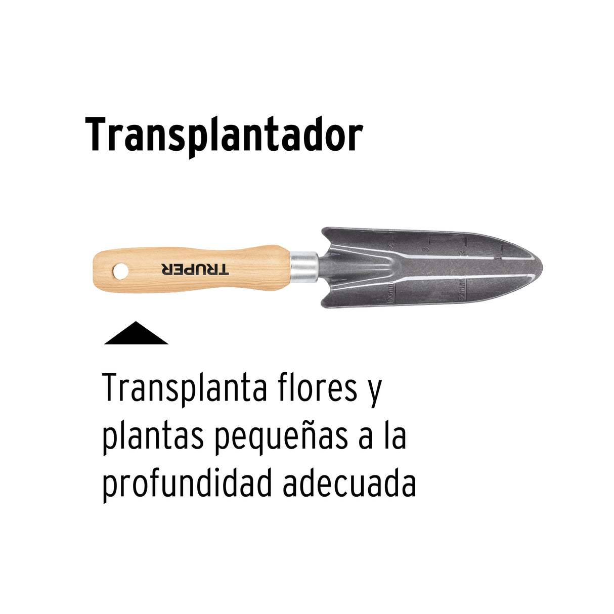 Trasplantador para Jardín, Mango de 6', Truper