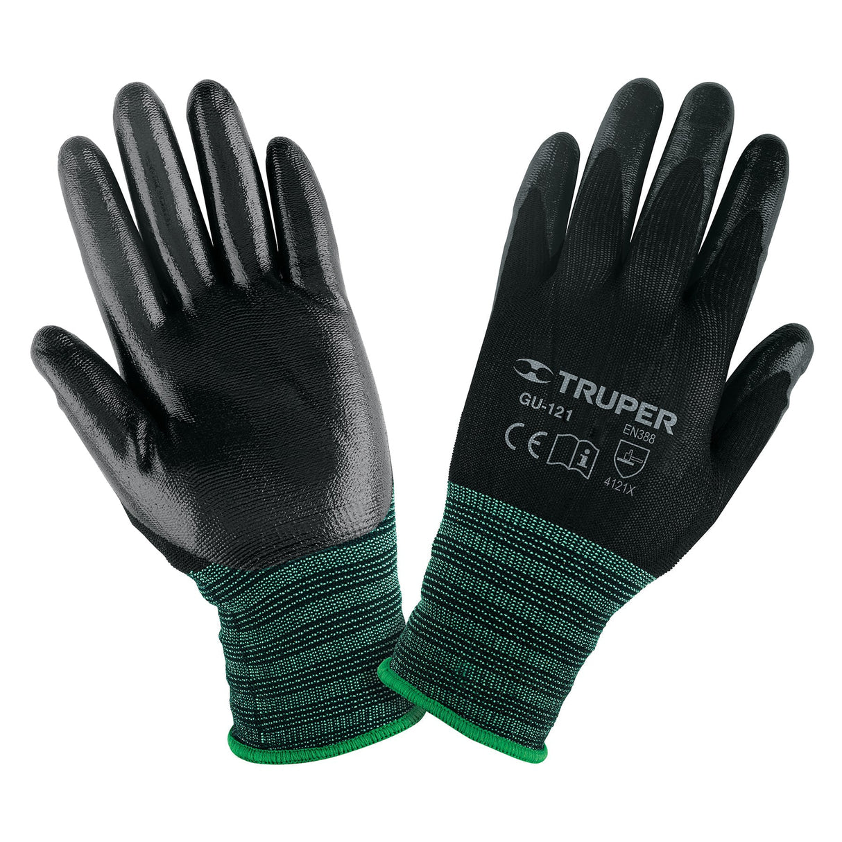 Guantes de Nylon Recubiertos de Nitrilo, Ch, Truper