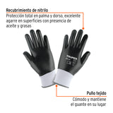 Guantes de Poliéster Recubiertos de Nitrilo, Ch, Truper
