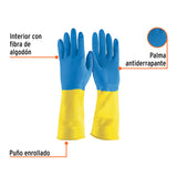 Guantes de Látex Reforzados para Limpieza, Ch, Truper