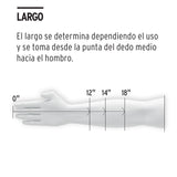 Guantes de Neopreno para Manejo de Químicos, m, Truper