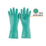 Guantes de Nitrilo Verde, Multiusos, Ch, Truper