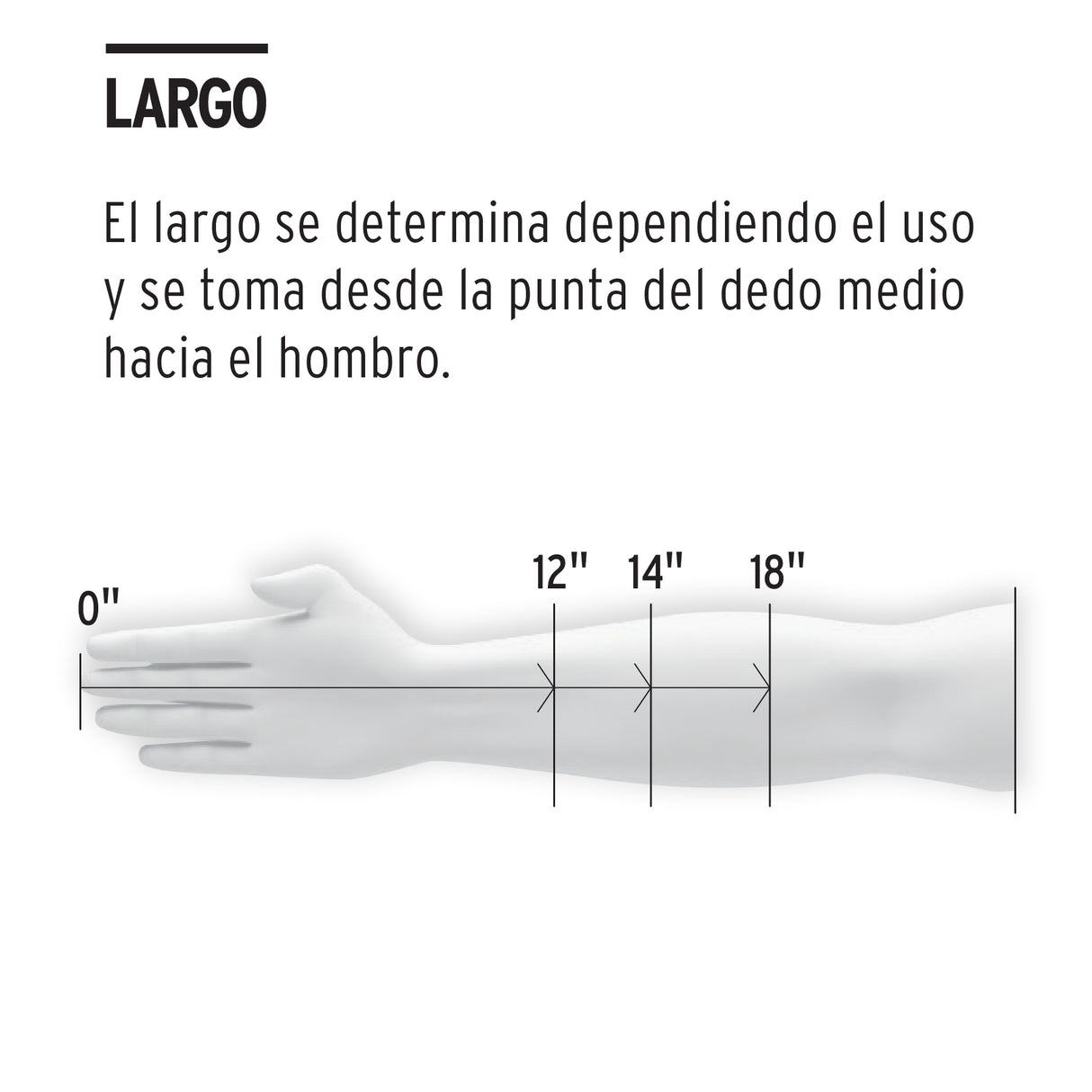 Guantes de Nitrilo Verde, Multiusos, g, Truper