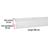 Guardapolvo Automático 100 cm Blanco, Hermex
