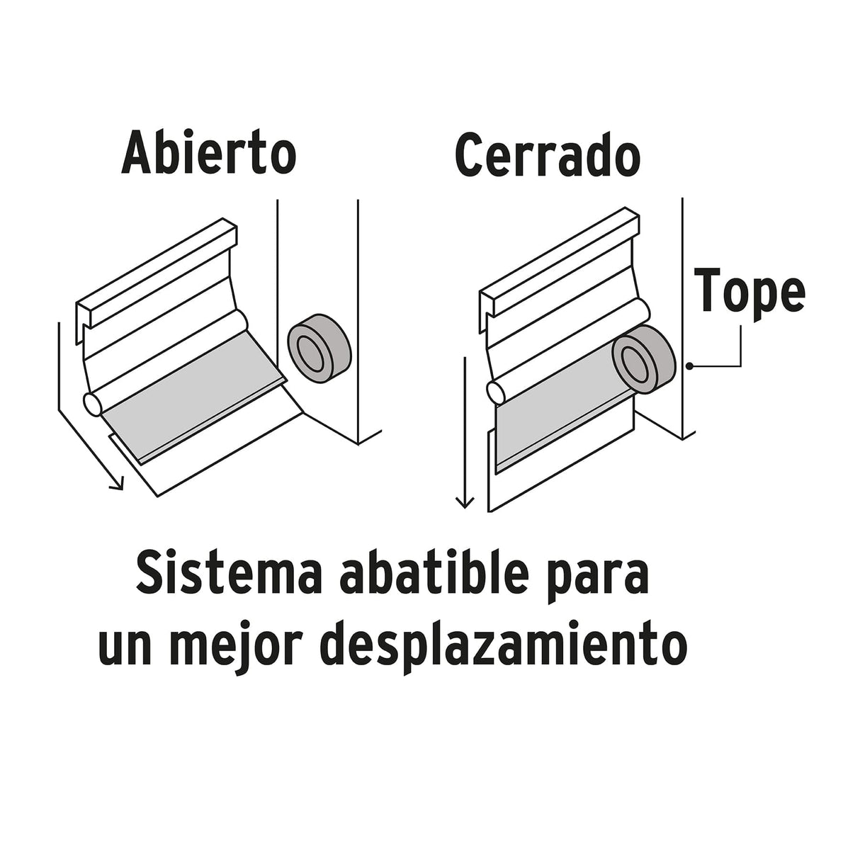 Guardapolvo Automático 100 cm Dorado, Hermex