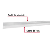 Guardapolvo Fijo de 100 cm, Aluminio, Hermex