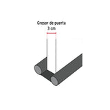Guardapolvo con Funda 95 cm, Negro, Hermex