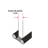 Guardapolvo con Funda 95 cm, Gris, Hermex