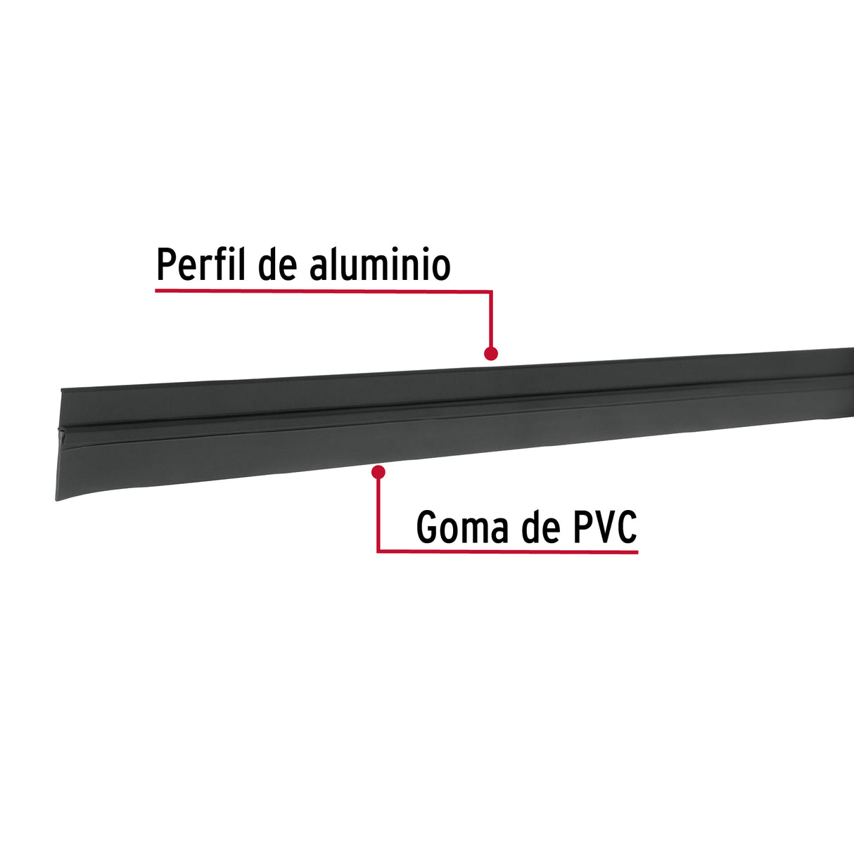 Guardapolvo Fijo de 120 cm, Negro, Hermex