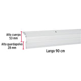 Guardapolvo Automático 90 cm Blanco, Hermex