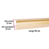 Guardapolvo Automático 90 cm Dorado, Hermex