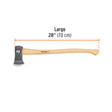 Hacha Boy 2-1/4 lb, Mango de Hickory 28', Truper