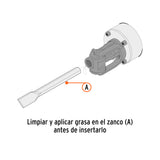 Cincel Plano Zanco Hexagonal de 1-3/8' X 20', Truper