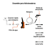 Hidrolavadora Eléctrica 1800 PSI, Truper