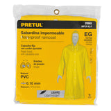 Gabardina Impermeable Ligera de PVC, Talla Xg, Pretul
