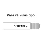 Inflador Calibrador de Cabeza Doble, Profesional, Truper